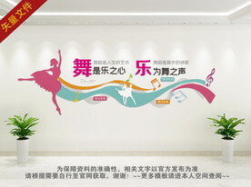 艺术培训文化墙