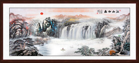 客厅山水画