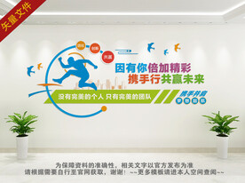 梦想起航文化墙