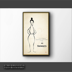 抽象简笔装饰画