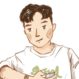 手绘男生