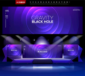 主视觉 紫色背景