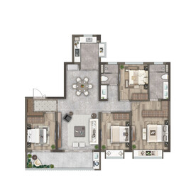 户型图 家配图 洋房图图片