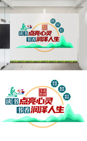 阅览室文化墙