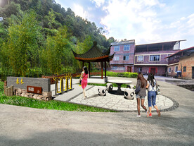 乡村小游园效果图