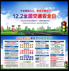 全国交通安全日展板
