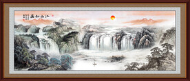中堂山水画