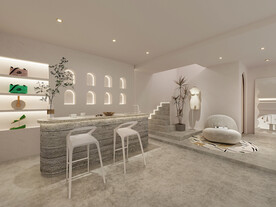 侘寂服装店吧台