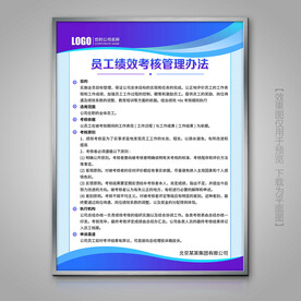 公司员工绩效考核管理办法