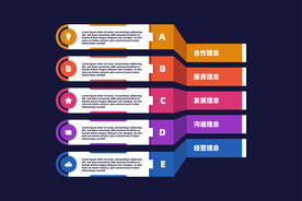 多彩数据信息图表