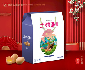 鸡蛋包装 土特产礼盒