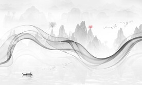 意境水墨山水