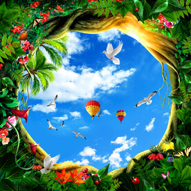 蓝天白云软膜天花