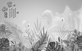 简约 高档新无框画 TIF分层