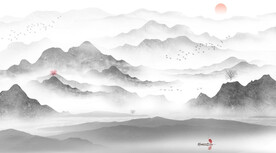 意境山水画