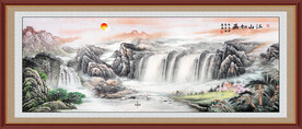 客厅山水画