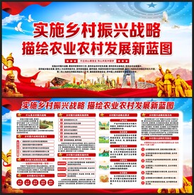 乡村振兴展板