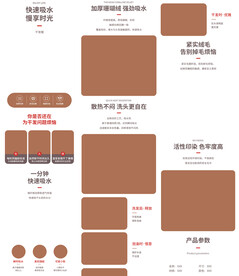 速干帽洗头包头干发巾详情页描述