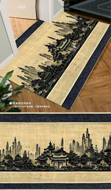 复古欧式古典高贵花纹地毯地