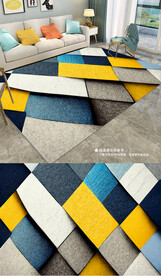现代简约几何北欧地毯地垫