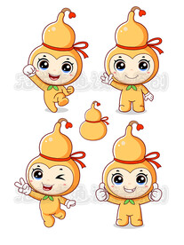 卡通葫芦宝贝精灵全新版