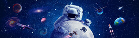 宇宙星空太空宇航员