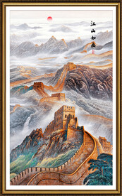玄关山水画