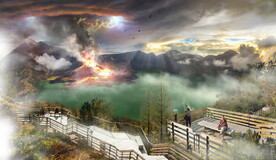 林贾尼火山景观