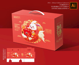 新年礼盒 年货包装