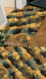 北欧现代简约几何客厅地毯地垫