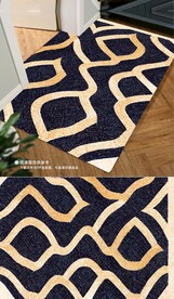北欧现代简约几何客厅地毯地垫