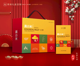 小米包装 杂粮礼盒
