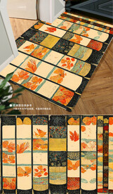 欧式复古轻奢花纹地垫地毯