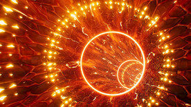 发光圆圈隧道特效