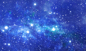蓝色星空背景