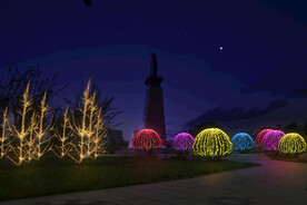 春节街道亮化 PSD分层效果 