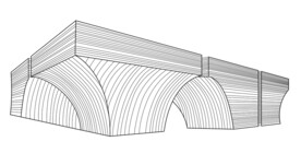 常州图书馆矢量线稿