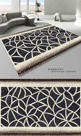 轻奢复古欧式花纹地垫地毯