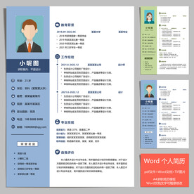 个性个人简历模板