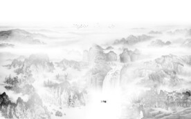 水墨山水画