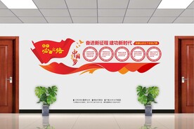 五个必由之路文化墙