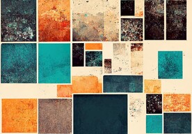 现代简约抽象几何地毯地垫设计