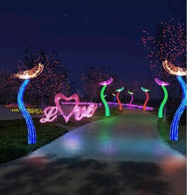 春节街道亮化 PSD分层效果 