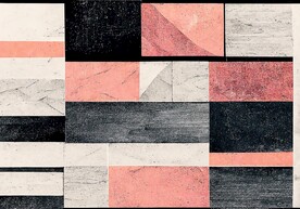 现代简约抽象几何复古客厅地毯