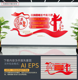 民族团结三个离不开