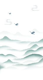 高清分层山水背景