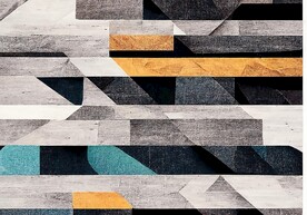 现代简约抽象地毯