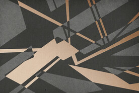 灰色抽象色块地毯