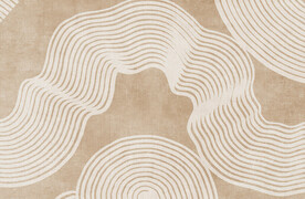暖灰色抽象线条地毯图案