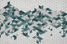 灰绿色菱形色块地毯图案